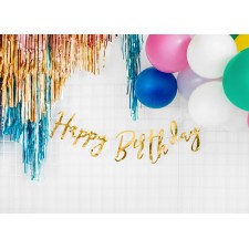 Scritta Happy Birthday da Appendere, Oro Striscione Compleanno Festone  Carta, Bandierine di Buon Compleanno, Striscione Buon Compleanno,  Decorazione Festa di Compleanno Fai da Te : : Casa e cucina