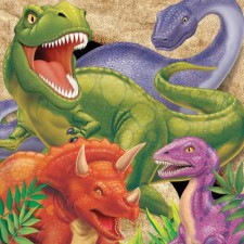 Bicchieri Carta Dinosauri Jurassic Compleanno Bambini Festa Tema Coordinati  Cartoncino - Conf. 8