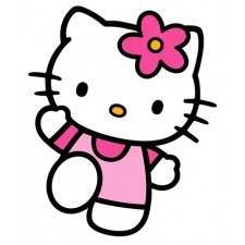 Cialda In Ostia Hello Kitty Bambina Torta Decorazioni Feste Dischi
