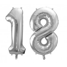 Palloncino Mylar a Forma di Numero 70 Argento 86 cm per Compleanni  Anniversari