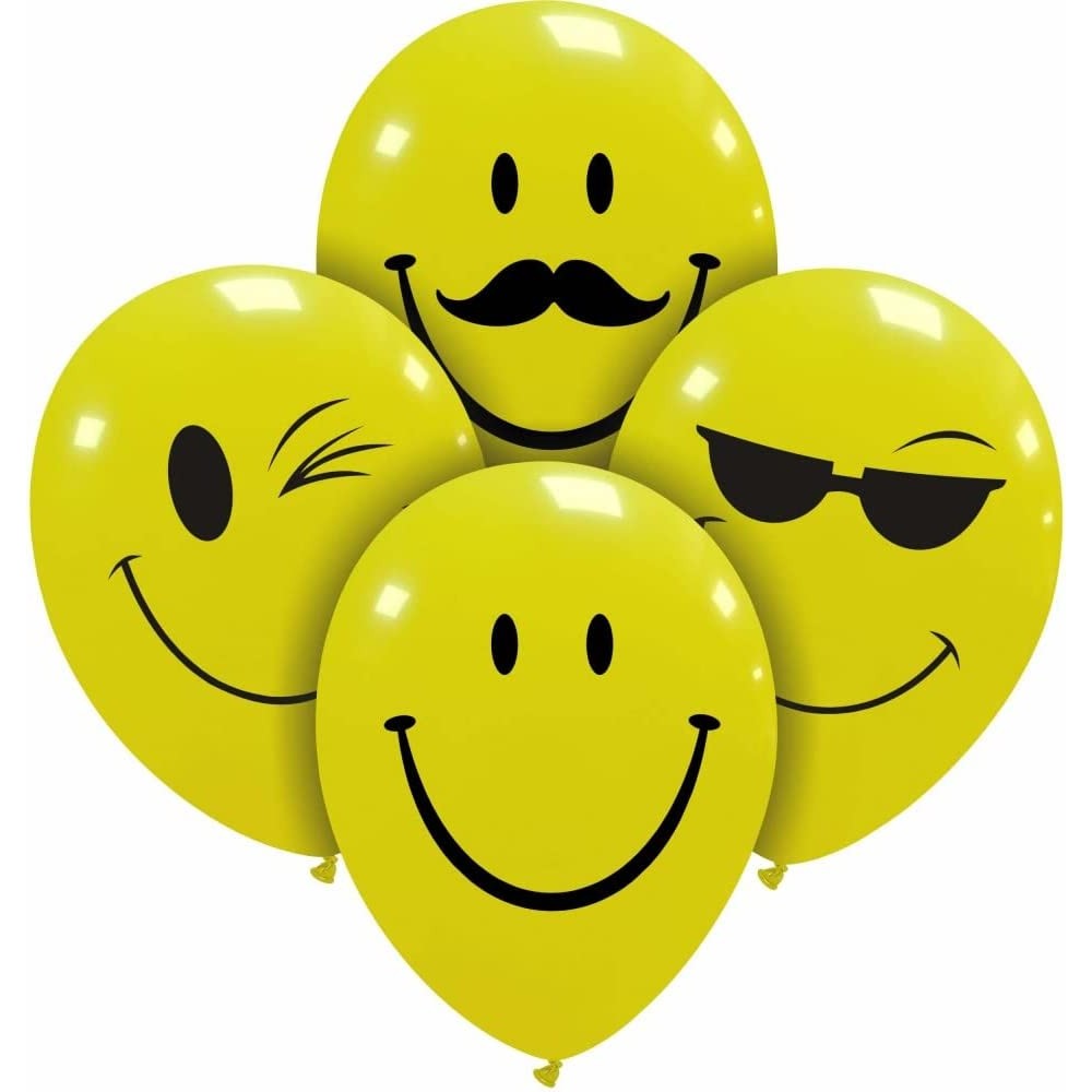 Espositore 24 Mini Palline In Spugna Faccine Emoticon Smile Regalini Dopo  Festa Bambini Giocattoli Compleanno